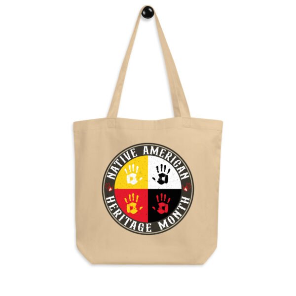 Indigenous Native American Heritage Mounth Medicine Wheel Eco Tote Bag