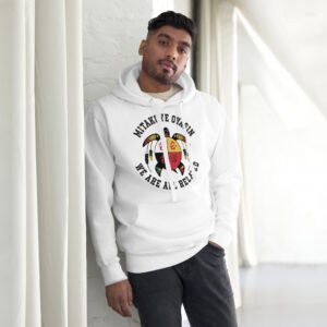 Mitakuye Oyasin Native American Turtle Spirit Medicine Wheel Unisex Hoodie
