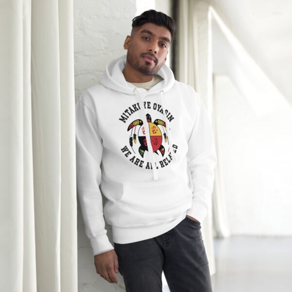 Mitakuye Oyasin Native American Turtle Spirit Medicine Wheel Unisex Hoodie