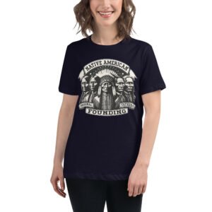 Indigenous Native American Original Founding Father Women's Relaxed T-Shirt